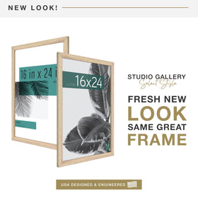 MCS Studio Gallery back of frame assembly, easy to mount securely in any vertical or horizontal layout.