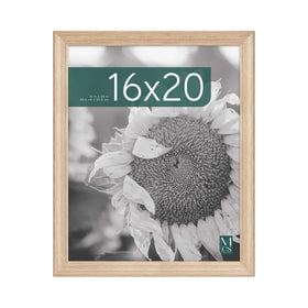 MCS Studio Gallery Classic 16x20 frame front view showing natural woodgrain finish for timeless displays