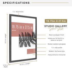 MCS Studio Gallery frame side silhouette highlights slim, modern profile