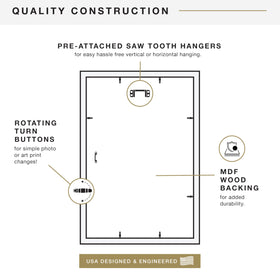 MCS Studio Gallery frame label showing 16x24 poster size