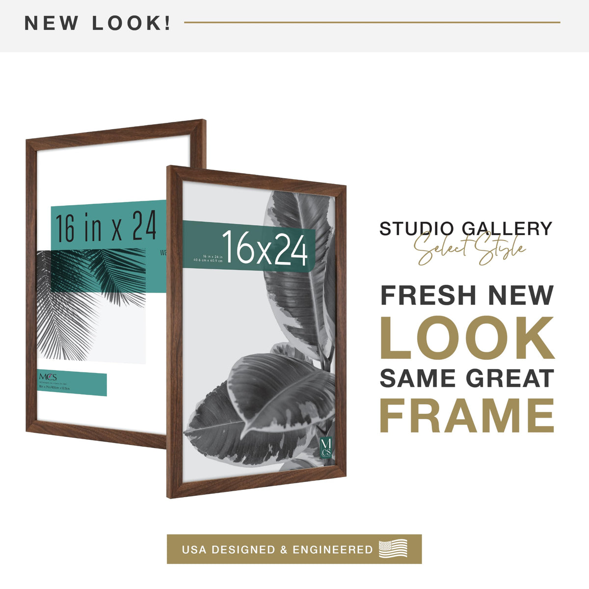 MCS Studio Gallery frame on wall horizontal for versatile photo display