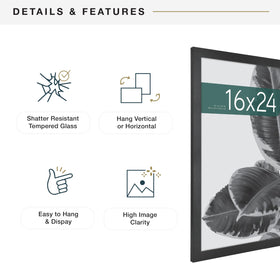 Horizontal wall hanging suits posters or art in modern spaces