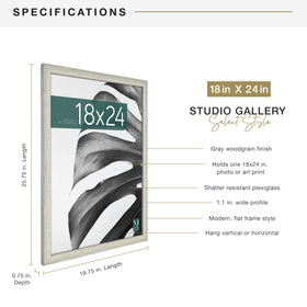 MCS Studio Gallery sawtooth hangers support vertical or horizontal layouts.