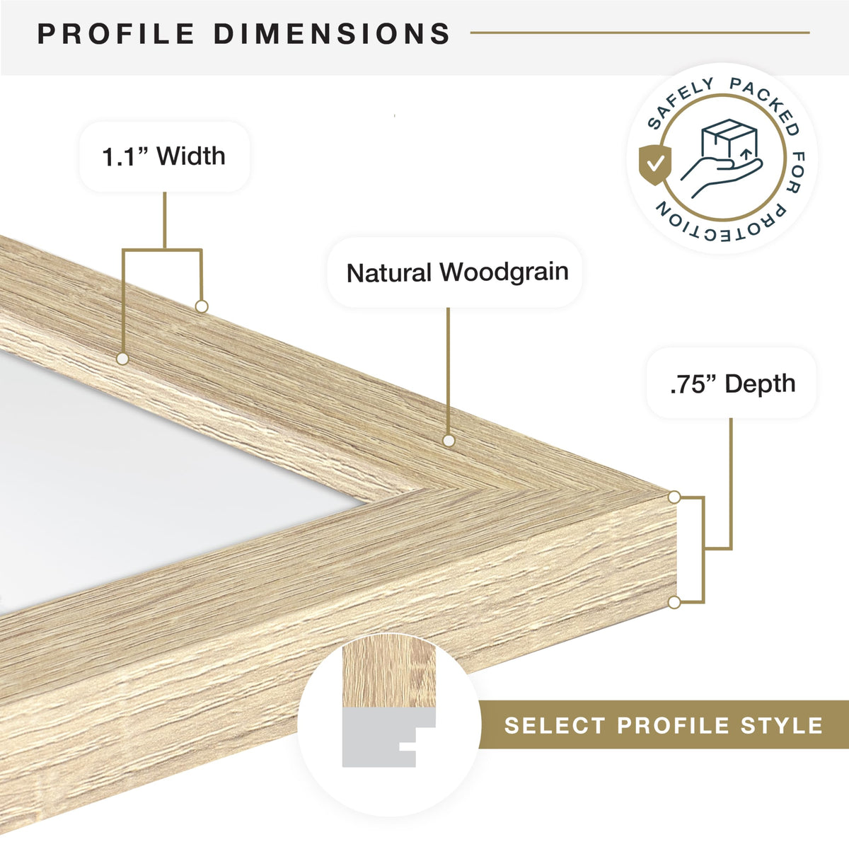 MCS Studio Gallery supports vertical or horizontal wall hanging layouts