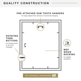 MCS Studio Gallery wall hanging setup demonstrates versatile display options.