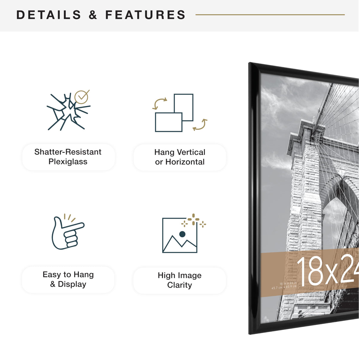 MCS Trendsetter outer dimensions measure 19 by 25 inches for 18x24 media.