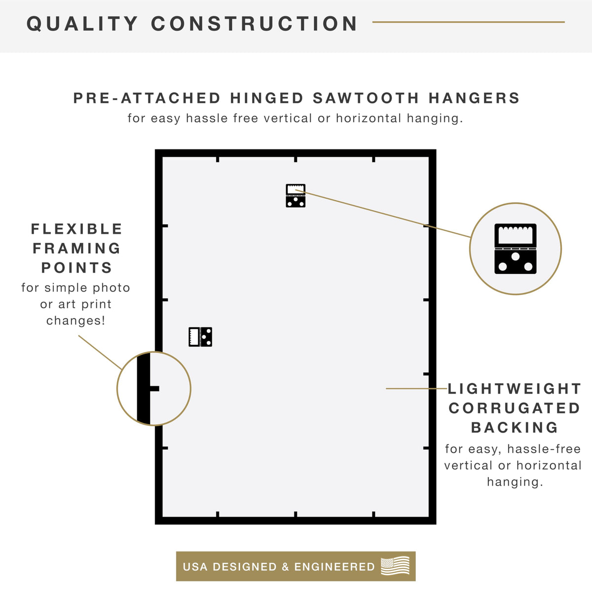 MCS Trendsetter back-loading design enables quick poster swaps.