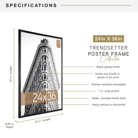 MCS Trendsetter hinged hangers enable quick vertical or horizontal wall mounting