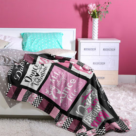 Mcurore dance blanket in gift-ready packaging for birthdays and recitals.