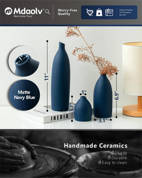 Mdaolv vases displayed on shelf or mantle for subtle color depth.