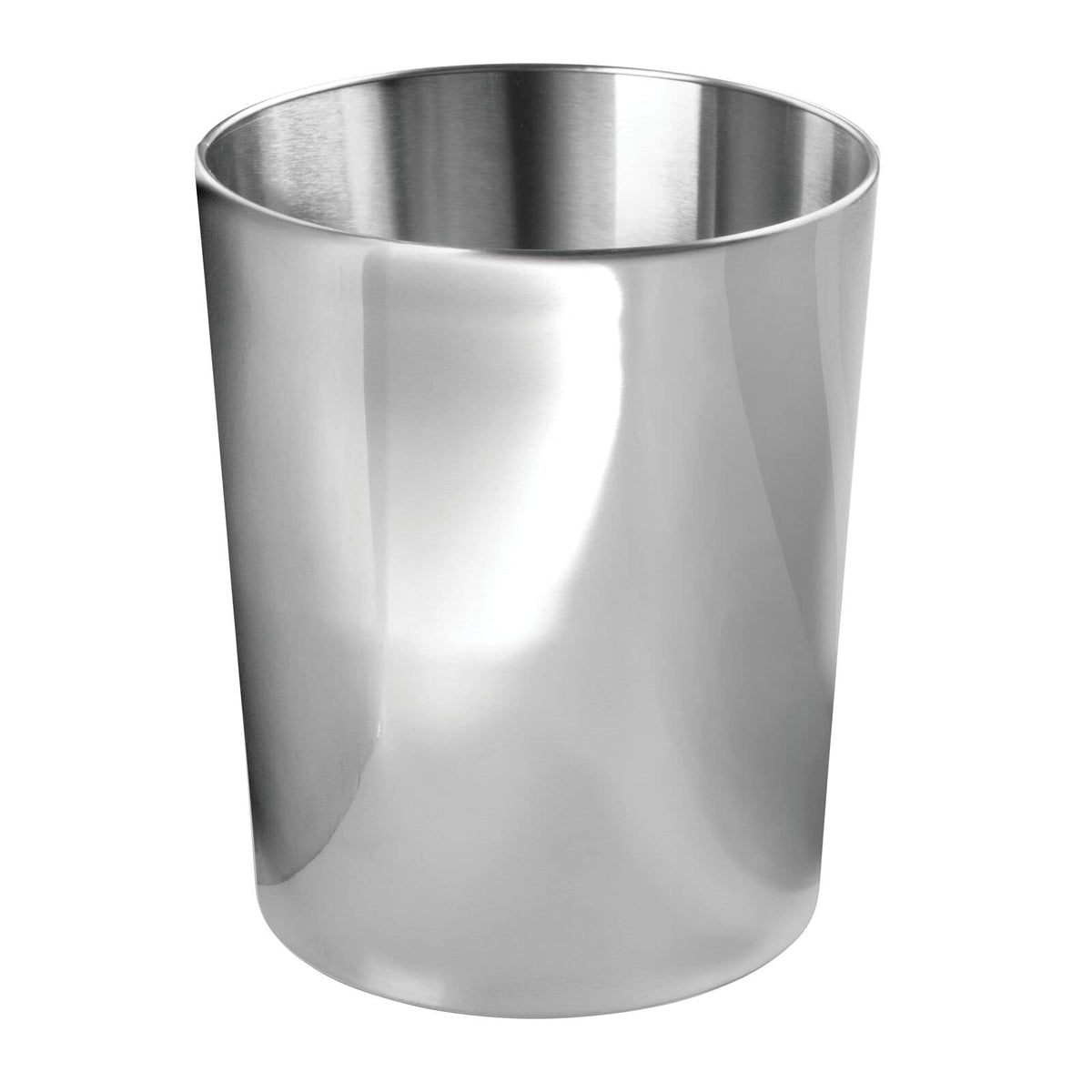 mdesign easy-clean brushed stainless steel resists fingerprints for daily use