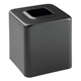 Mdesign tissue box cover resists damp spaces and cleans easily.
