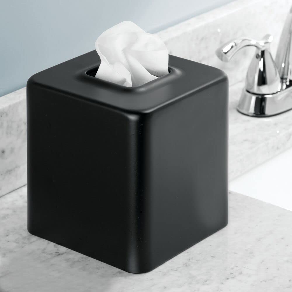 Mdesign tissue box cover easy-refill design keeps tissues accessible and tidy.