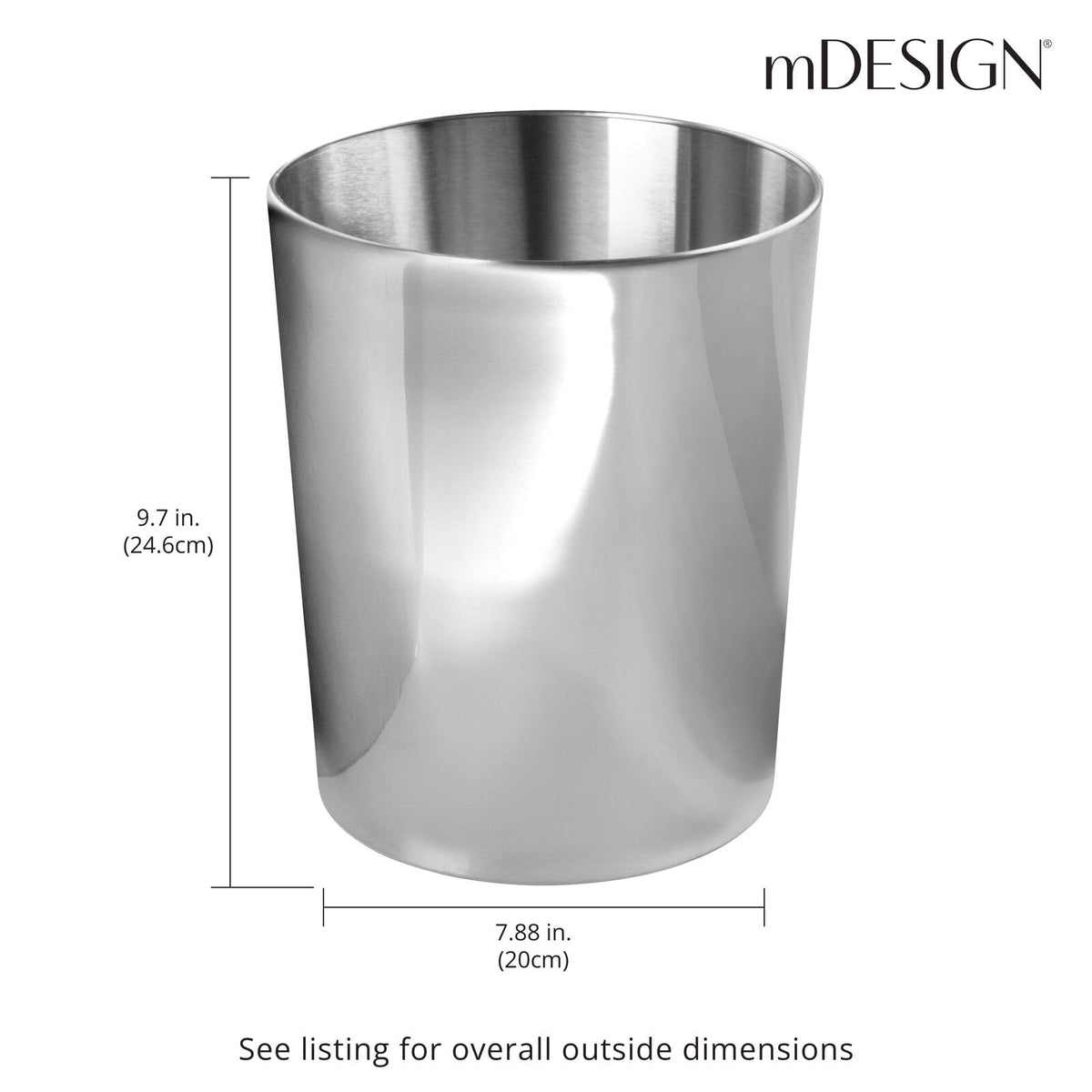 mdesign wide easy-opening lid simplifies waste disposal in busy areas