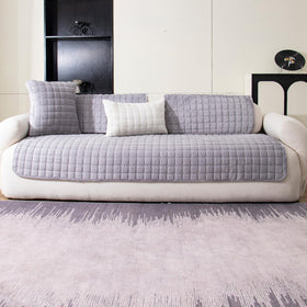 MDSASFD velvet couch cover single-piece design supports versatile placements.