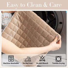 Washable and color-fast velvet cover from MDSASFD maintains its hue after washing