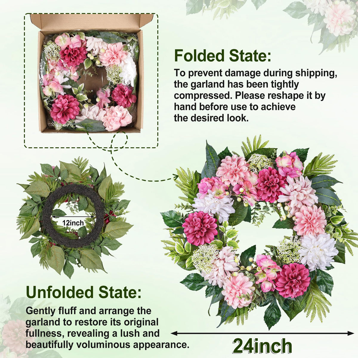 MDSTBN versatile front-door or wall decor for indoor and outdoor use.