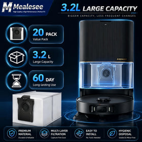 Mealesee xiaomi-x10-plus-compatible dust bags for easy debris management.