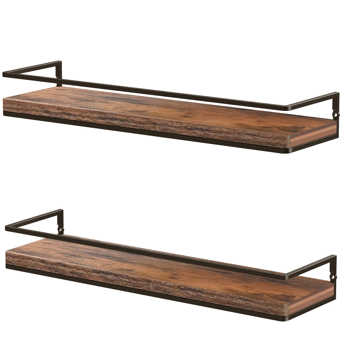 Meangood easy-install floating shelf kit with sturdy mounting hardware