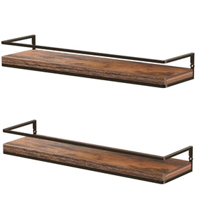 Meangood easy-install floating shelf kit with sturdy mounting hardware