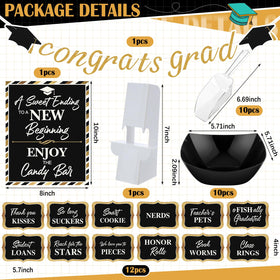 Meanplan Congrats Grad banner adds festive flair to the graduation party.