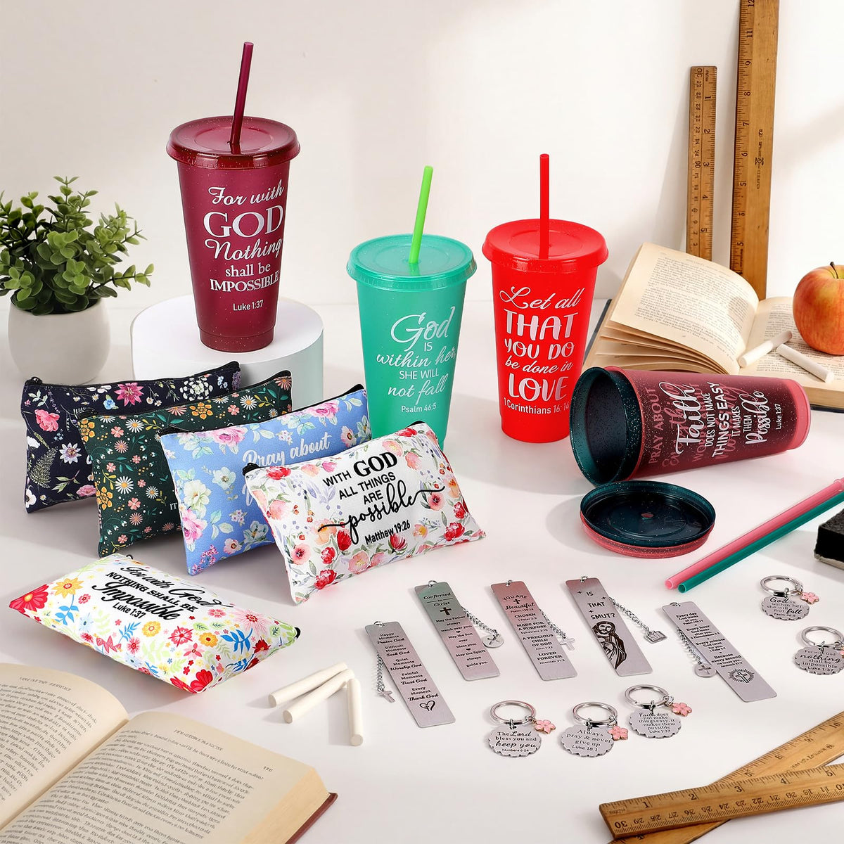 Meanplan complete gift layout demonstrates coordinated educator gifts