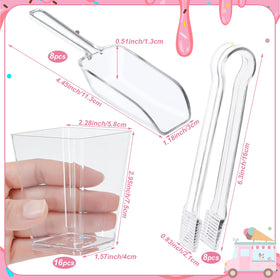 Meanplan ice cream bar tongs for clean grabbing at self-serve stations