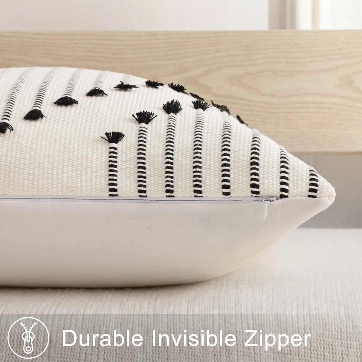 Mecatny machine-washable pillow covers simplify care and refresh.