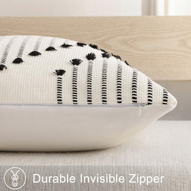 Mecatny machine-washable pillow covers simplify care and refresh.