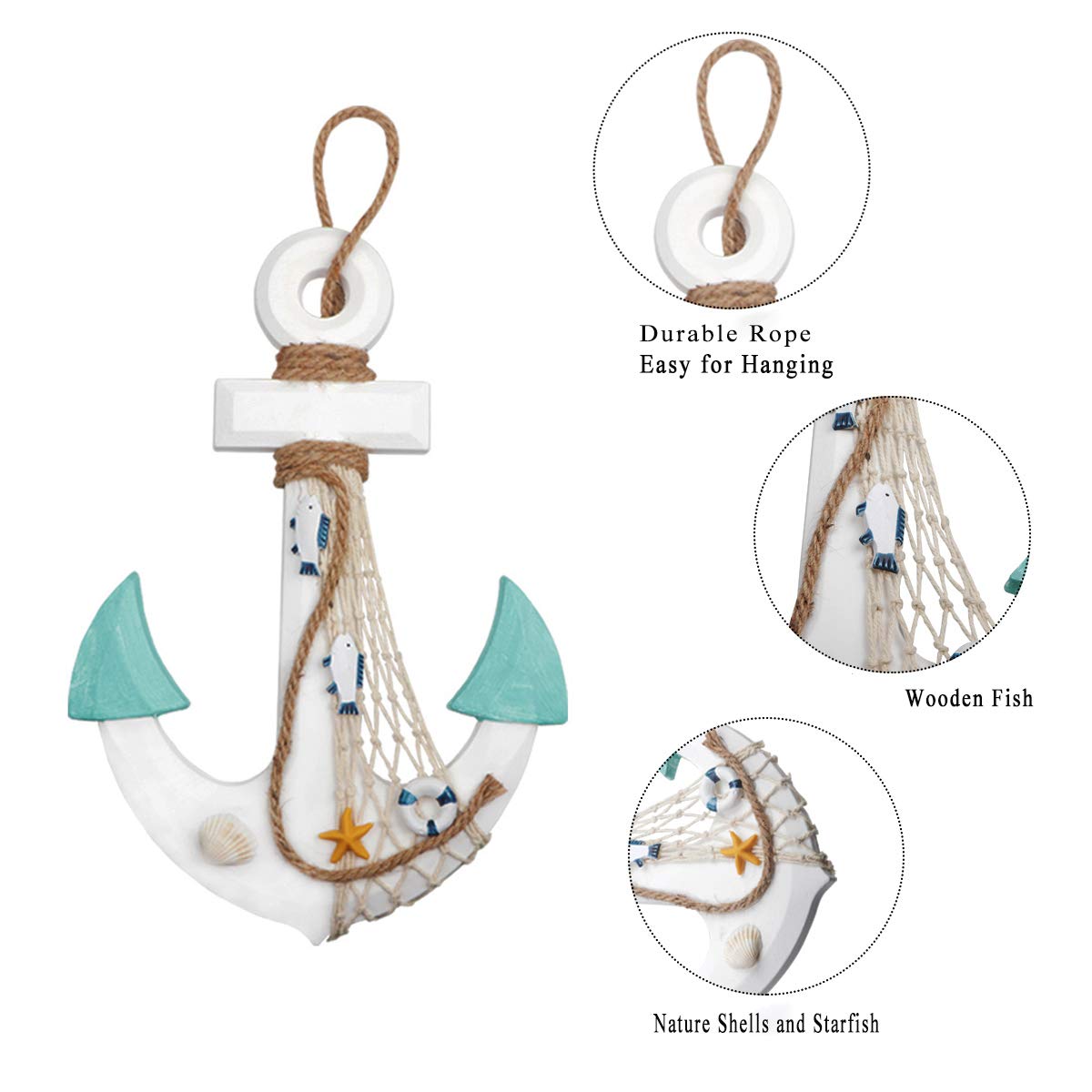 Meching wall art creates a beachy focal point in living rooms or entryways