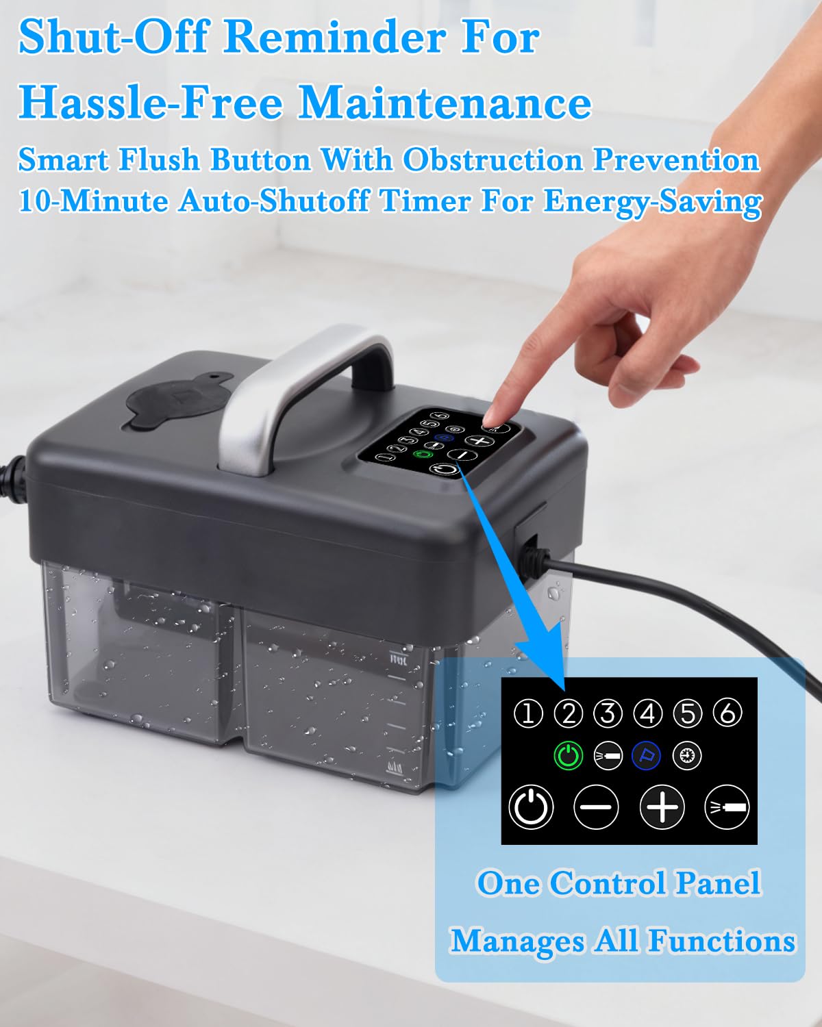 Mecmic steam cleaner attachments array enabling versatile cleaning across surfaces.
