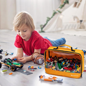 Mecozone travel-friendly storage case fits on-the-go play