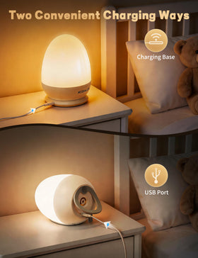 Breastfeeding-friendly MediAcous light with warm white tone option