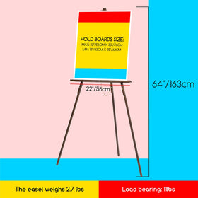 MEEDEN wooden easel in beech wood shows craftsmanship and display quality