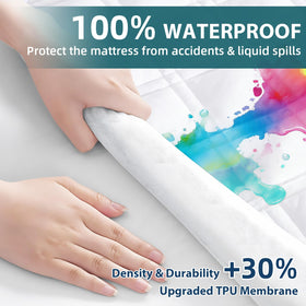 MEELUS breathable surface promotes cool, dry nights