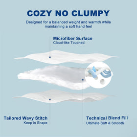 MEELUS comforter corner tabs secure duvet cover for easy winter layering