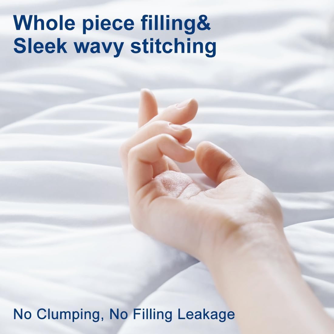 MEELUS microfiber fabric delivers soft, quiet nights and plush comfort
