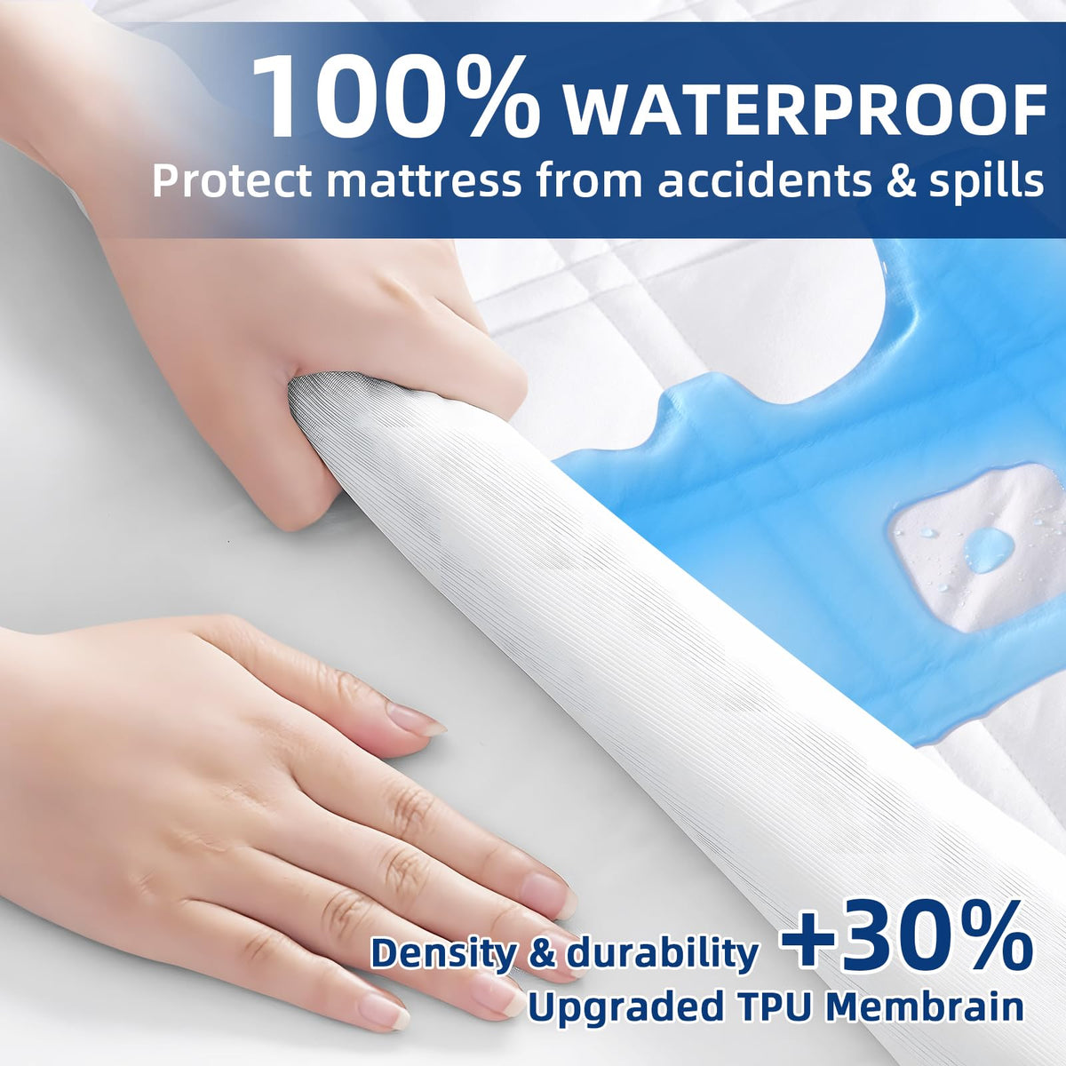 MEELUS noiseless soft fabric provides quiet, cool comfort