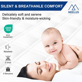 MEELUS diamond-quilted surface adds gentle cushioning for a cozier feel.