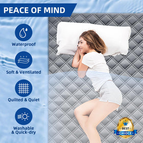 MEELUS Queen bedroom protector ideal for home or hotel rooms