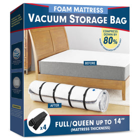 Meersburg vacuum mattress bag sealed for compact storage helps save space
