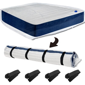 Meersburg vacuum bag for mattress exterior demonstrates tear-resistant material for long-lasting use.