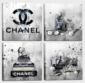 Meetdeceny fashion wall art for bedroom 4-piece set, ready to hang for chic interiors.