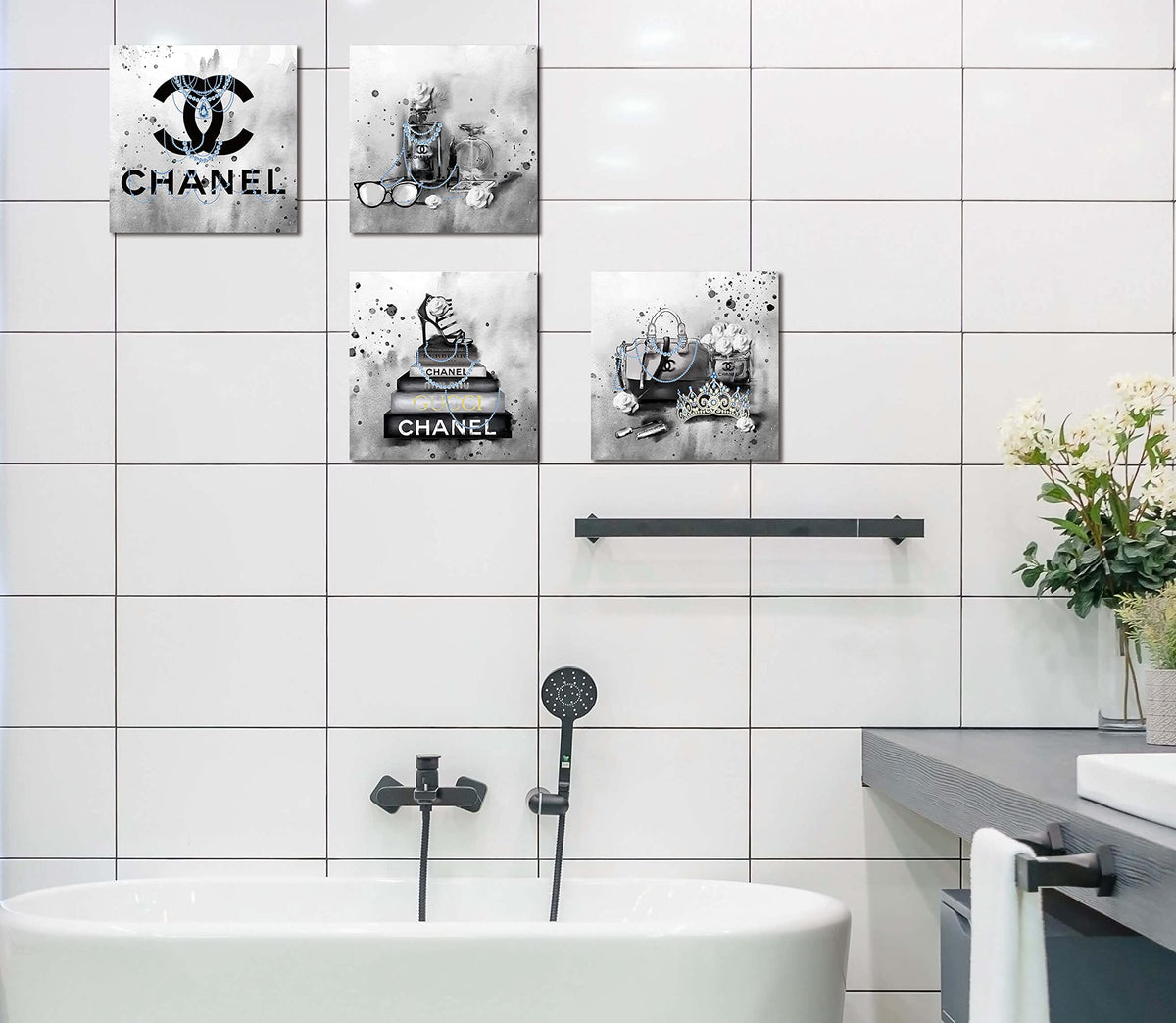 Meetdeceny ready-to-hang wall art with hardware for simple mounting.