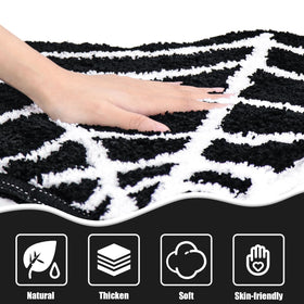 Gothic Meetory spider design rug adds Halloween mood to any room.