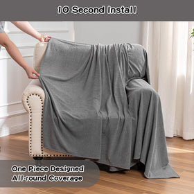 MEETSKY slipcover features quick 10-second installation for fast protection.