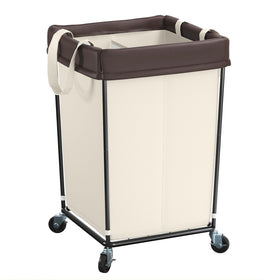 Mefirt 160L laundry basket with wheels offers easy transport and ample capacity.
