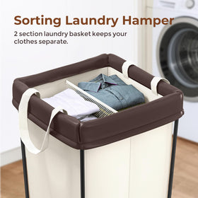 Mefirt 360-degree wheels enable smooth rolling for laundry sessions.