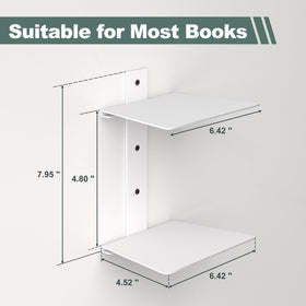 Mefirt invisible shelf bottom guard design prevents sliding for tidy displays
