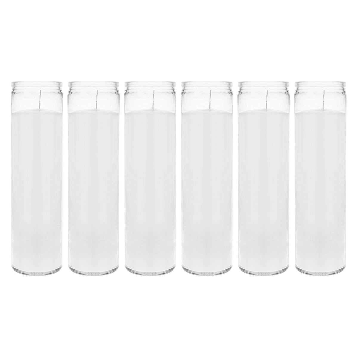 Mega Candles prayer candle in a glass container for church services